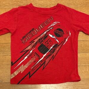Disney Red Cars Lightning McQueen Tee